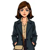 Character reference sheet for Mara