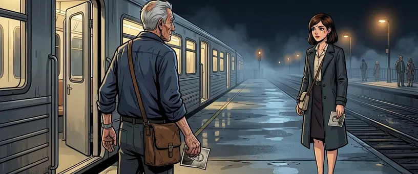 Elias and Mara appear in The Last Train comic's opening chapter