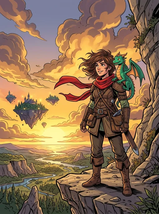 Comic Book Style sample panel