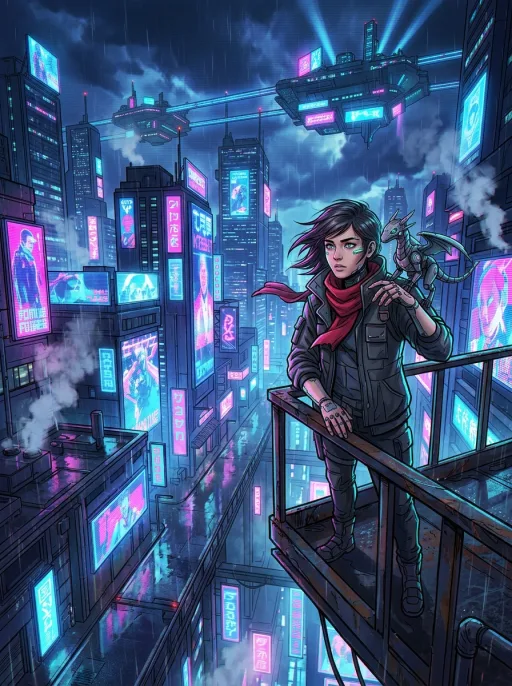 Cyberpunk Style sample panel