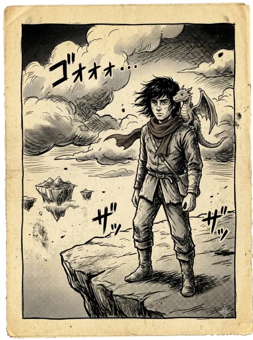 Gekiga (Retro) Style sample panel