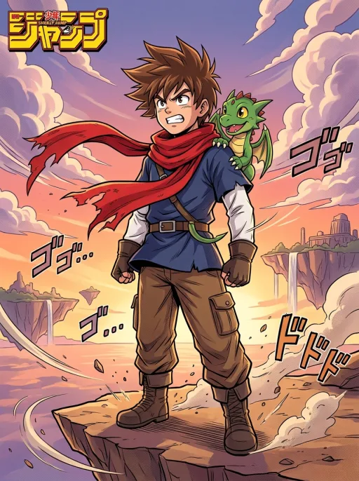Shonen Jump Style sample panel
